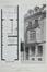 Rue Saint-Bernard 68, 1907, arch. O. Francotte, plan et façade (L’Émulation, 1912, pl. 25)