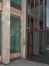 Rue Frans Van Kalken 9, ancienne site de la société ASAR (Ancienne Société anonyme de rotogravure d'art), lien entre le bâtiment administratif et la cage d'escalier vers l'imprimerie, 2019