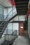 Rue Frans Van Kalken 9, ancienne site de la société ASAR (Ancienne Société anonyme de rotogravure d'art), la cage d'escalier entre le bâtiment administratif et l'imprimerie, 2019