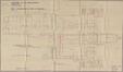 Plan du couvent, l'église et le presbytère, arch. Camille Damman, 1933, ACWSP