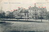 Tervurenlaan in de jaren 1900, centraal de nr 122, 124 en 126 (GASPW/DE postkaart inv. 290)