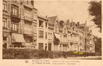 Avenue de Tervueren dans les années 1930, enfilade de maisons anciennes aujourd’hui toutes démolies à l’exception des nos 256 et 258, ACWSP/SP carte postale inv. 310