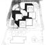 Chaussée de La Hulpe 187-189 - drève des Tumuli 1, plan d'implantation des immeubles de bureaux situé à l'est de l'immeuble CBR, HOSTE, G., Constantin Brodzki. Architecte, Mardaga, Sprimont, 2004, p. 106