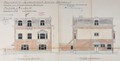 Avenue des Villas 97, élévation  principale et latérale, ACF/Urb. 8777 (1925)