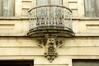 Rue du Cadran 28, balcon semi-circulaire (photo 1993-1995)