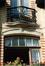 Avenue Jottrand 37, balcon à la française de forme sinueuse, situé devant la lucarne passante (photo 1993-1995)