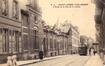 Huidige gemeentelijke lagere school 'Arc-en-ciel', afgestempeld op 1911 (Verzameling van Dexia Bank)