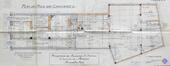 Luchtvaartsquare 14-14a, plan van de benedenverdieping, GAA/DS 18061 (13.03.1925)