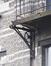 Rue des Deux Gares 59 – rue Docteur Kuborn 57, détail du balcon du deuxième étage, (© ARCHistory, 2019)