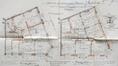 Robert Pequeursquare 10 – Limnanderstraat 2, plattegronden van de benedenverdieping en eerste verdieping, GAA/DS 14339 (30.10.1914)