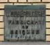 Bergense Steenweg 1110, plakaat links van de deur, (© ARCHistory, 2019)