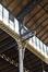 Ropsy Chaudronstraat 24, Het Slachthuis en de Markten van Anderlecht-Kuregem, overdekte markt, detail van het plafond van de centrale travee, (© ARCHistory, 2019)