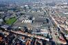 Rue Ropsy Chaudron 24, abattoirs et marchés de Cureghem, vue aérienne vers 2014, (Schmitt-GlobalView © urban.brussels, GL_02_220)