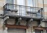 Rue Rossini 6, balcon, (© ARCHistory, 2019)
