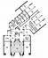 Avenue Franklin Roosevelt 210. Plan du rez-de-chaussée dans la revue Rythme, 1950