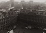 Grote Markt, zicht naar zuidoost Brussel vanuit de dak van het stadhuis, 1981