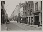 rue de Laeken 114, 116, 118, 120. Maisons traditionnelles, aspect rue angle rue du Canal, 1930