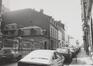 Van Orleystraat 11 tot 1, zicht naar Barricadenplein, 1985