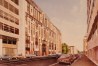 Avenue de Cortenberg 53-65, immeuble de bureaux conçu en 1985 par le bureau d'architecture Henri Montois, perspective, AVB/TP 90175 (1985)