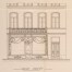 Avenue de Cortenberg 89, devanture de style Art nouveau, attribuée à l'architecte L. Lamarche, AVB/TP 9783 (1901). 