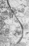 La ligne de chemin de fer en 1881, avant déplacement sous le boulevard Clovis, détail du plan Bruxelles et ses environs,  réalisé par l’Institut cartographique militaire en 1881, © Bibliothèque royale de Belgique, Bruxelles, Section Cartes et Plans