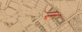 Ontwerp voor de verlenging van de Patriottenstraat doorheen het terrein van het weeshuis voor meisjes, SAB/OW 16767 (1899)