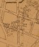 Het tracé van de Willem de Zwijgerstraat loopt doorheen de bebouwing van de Granvellestraat, detail van de heraanleg van het noordoostelijk gedeelte van de Leopoldswijk ontworpen door Gédéon Bordiau, SAB/PP 957 (1879)