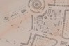 Société immobilière de Belgique, plan du quartier des Étangs, parcelles prêtes à la vente, détail du tracé de la rue de Belle-Vue, AVB/PP 2720 (vers 1875)