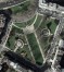 Jardin du Roi, photo aérienne du site, Brussels UrbIS ® © - Distribution: CIRB 20 Avenue des Arts, 1000 Bruxelles