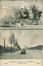 Vues de l’Allée Verte en 1845 et en 1933, (coll. Eric Christiaens/Laca)