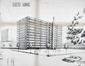 Projet d’immeuble de logements sociaux pour l’îlot compris entre les rues du Frontispice, de l’Harmonie, du Faubourg et de la Flèche, AVB/TP 94625 (1970)
