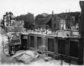 Vue du premier tronçon de la rue du Pavillon, montrant le bâti en cours de démolition, entre 1927 et 1935, (© IRPA-KIK Bruxelles)