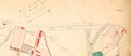 Détail du Plan de la commune de Schaerbeek 1876, dressé par l'Institut géographique national, figurant le tracé de la rue de François-Joseph Navez superposé à celui de l'ancienne rue Verte, ACS/TP Infrastructure