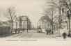 Avenue de la Couronne, à hauteur du viaduc, vue vers les nos 25 et 40, vers 1900 , (Collection Dexia Banque).