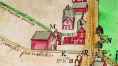 Le Corenmolen et son bief, vers 1750 , (© AGR, Cartes et plans, inventaire manuscrit, 643).