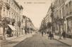 La rue Lesbroussart vue vers la place Flagey, s.d. (Collection de cartes postales Dexia Banque)