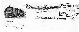 En-tête de lettre de l'Hôtel de l'Espérance, anc. no 2-14 (démoli), ACSG/Urb. 216 (1930)