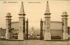 De hoofdingang van het Jetse kerkhof aan het kruispunt van de Smet de Naeyerlaan en de Secrétinlaan, sd (ca. 1920), Erfgoedbank Jette, collectie André De Gand 