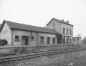 Place de la Gare. La gare de Woluwe (façade arrière) peu avant sa démolition en 1966, SNCB-Holding, phototèque z02823c