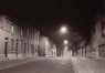 La rue Vandermaelen en 1957, vue de nuit, ACWSP/SP (fonds non classé)