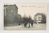 La place Léon Wielemans et l’avenue Van Volxem vers la rue de Mérode, à gauche, la brasserie du même nom, 1906, Collection Belfius Banque-Académie royale de Belgique  ARB – urban.brussels