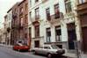 Rue Rouen-Bovie, côté pair, vue vers la rue Eeckelaers (photo 1993-1995)