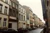 Dwarsstraat, onpare zijde richting Grensstraat en Warmoesstraat (foto 1993-1995)