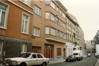 Rue du Vallon, côté pair, vue en direction de la chaussée de Louvain (photo 1993-1995)