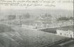 Vue d’ensemble sur l’avenue de Jette?; à droite, la rue des Flamands, bâtie uniquement du côté impair, 1906, Erfgoedbank Jette, collection Marcel de Schrijver