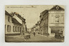 La chaussée de Wemmel depuis la place Reine Astrid, avec le bâtiment du n° 1 à droite et une auberge disparue à gauche, s.d. (vers 1910), Collection Belfius Banque – Académie royale de Belgique ©ARB-urban.brussels