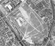 Voormalig Oefenplein, luchtfoto jaren 1950, (Brussel UrbIS ® © - Distributie: CIBG, Kunstlaan 20, 1000 Brussel)